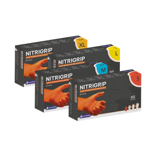Gant industriel en nitrile sans poudre 240 mm - NITRIGRIP