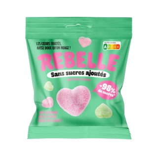 Coeurs fluffly (avec gélatine de porc)