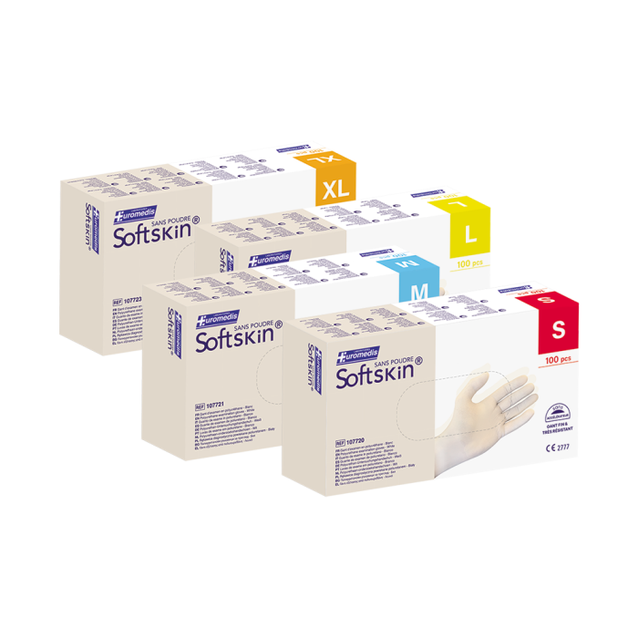 Gant d'examen en polyuréthane sans poudre 240mm - SOFTSKIN