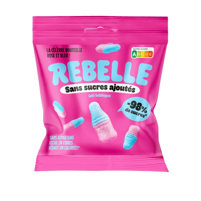 Bouteilles rose et bleu (avec gélatine de bœuf)