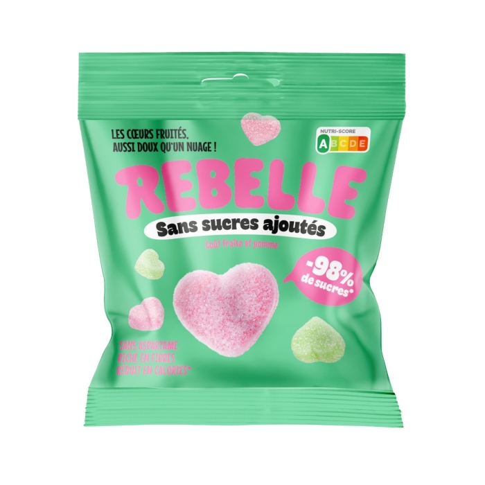 Coeurs fluffly (avec gélatine de porc)